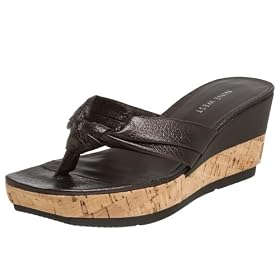Nine West Women's Zarend Wedge Platform Thong