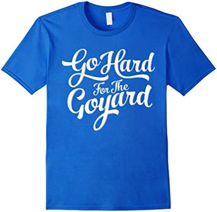 Men's GoHard for the Goyard shirt - Black/Navy/Blue/Red colors Medium Royal Blue