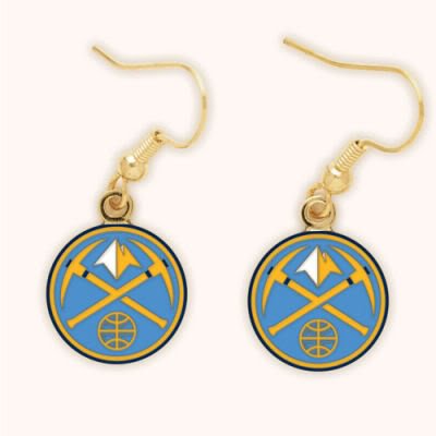 DENVER NUGGETS OFFICIAL LOGO EARRINGS
