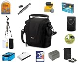 Canon ZR850 Accessory Kit (Includes 4 Year Extended Warranty, Lowepro Carrying Case and Memory Card Wallet, High Capacity Battery and Charger, 2GB SD Memory Card and Memory Card Reader, 57in Tripod, 3-Piece Filter Kit, Universal Screen Protectors, Lens Cleaning Kit, and LCD Cleaning Kit with Microfiber Cloth)