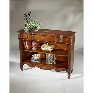 Plantation Cherry Bookcase with Three Drawers