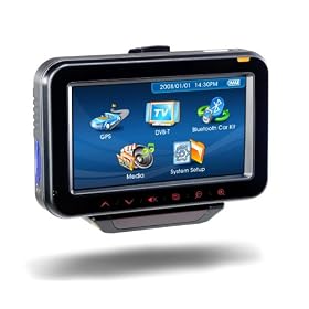 FEASTRONICS 4.3" EUROPE SAT NAV WITH DIGITAL (DVB-t) FREEVIEW TV, BLUETOOTH, SPEED CAMERAS