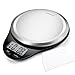 Digital Kitchen Scale with Dough Scraper, NUTRI FIT High Accuracy Multifunction Food Scale with LCD Display for Baking Kitchen Cooking,Tare & Auto Off Function (State Black)