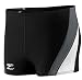 Speedo Men's Sonic Splice Square Leg Swimsuit,Black/Charcoal,36