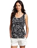 Chaus Womens Asymmetric Tiered Tribal Graphic Tank Top