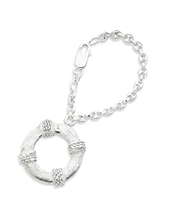 Sterling Silver Life Preserver Key Chain