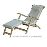 Details zu "Ambientehome 62497 Auflage für Deckchair, Maße ca. 190 x 48 x 3 cm, beige" Details zu "Ambientehome 62497 Auflage für Deckchair, Maße ca. 190 x 48 x 3 cm, beige"