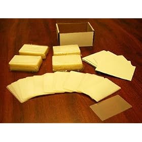 500 Per Box - 7 Mil Credit Card Size 2-1/8" X 3-3/8" Clear Gloss Hot Laminating Pouches