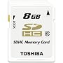 ���� SDHC �J�[�h 8GB SD-F08GR5W6 �N���X6 TOSHIBA�@�C�O�����p�b�P�[�W�i