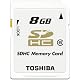 Åì¼Ç SDHC ¥«¡¼¥É 8GB SD-F08GR5W6 ¥¯¥é¥¹6 TOSHIBA