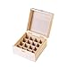 Aroma Designs Wooden Essential Oil Box Holds 16 30ml Oil Bottles