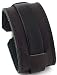 Nemesis THN-K Wide Black Leather Cuff Wrist Watch Band