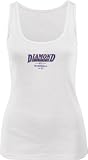 Arizona Diamondbacks Junior's Rib Knit White Tank Top