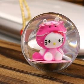 Click here to buy Sanrio Hello Kitty Costumed Chinese Zodiac Sign in Water Ball Cell Phone Strap (Dragon) ***Free... by Hello Kitty.