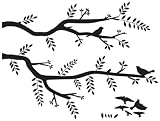 Wall Hugs Birds On A Branch Wall Decal