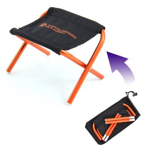 DOPPELGANGER OUTDOOR(ドッペルギャンガーアウトドア) フォールディング ジェラルミンフレーム ウルトラライトマイクロチェア C1-54