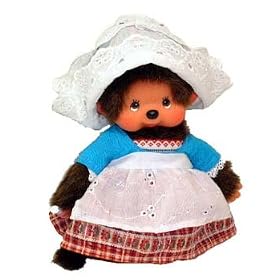 Monchhichi World Costume Holland Girl Plush Doll
