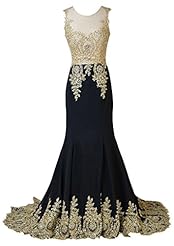 Sexy Sheer Beaded Chiffon Full Length Mermaid Bridesmaid Dress/Prom Dress/Wedding Party Dress 