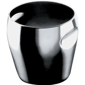 Alessi 7-3 4-Inch Wine Cooler Bucket, Matte Finish by 