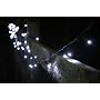 100 White Solar Powered LED Fairy Lights