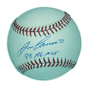 Jose Canseco Signed Major League Baseball - 88 AL MVP