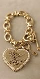 Juicy Couture - New Juicy Couture Limited Edition LES AFFAIRS D'AMOUR Gold Charm Bracelet