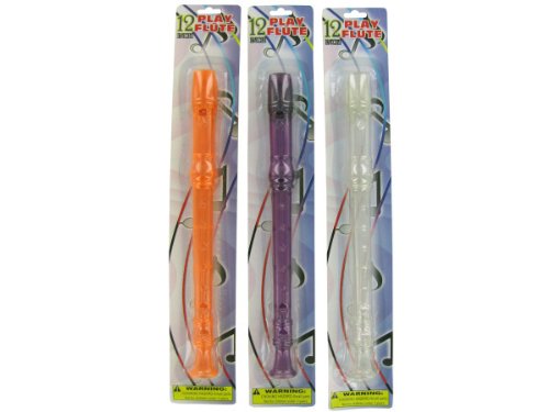 New - Play Flute 3 Asst Colors Case Pack 48 - 697003