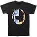 Daft Punk Men's Split Helmet T-shirt Small Black