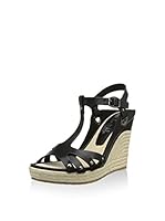 Initiale Sandalias de cuña (Negro)