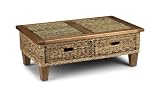 Contemporary Coffee Table - Glass Panes - Storage Drawers - FREE 48 Hr Dispatch