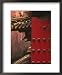 Ancient Gate and Glazed Architecture, Beijing, China Framed Art Poster Print by Keren Su, 18x22