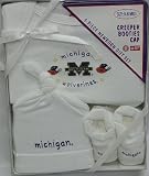 Michigan Wolverines Newborn / Baby / Infant 3pc Gift Set
