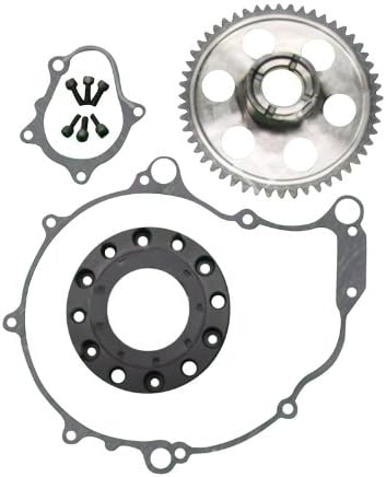 RaptorOneWay k2-01-03 -L&amp;L Extreme Raptor 660 One Way Starter Clutch bearing with gaskets, bolts and 52 Tooth Gear