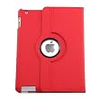 360 Rotating Magnetic PU Leather Case With Swivel Stand (Red) For iPad 2 360 Rotating Magnetic PU Leather Case With Swivel Stand (Red) For iPad 2