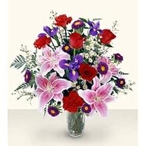 Red Roses of Spring - Fresh Flower Bouquet