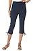 Roamans Women's Plus Size Side Tie Capri