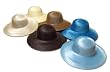 Smooth Satin, Straw Style Hat in Assorted Colors