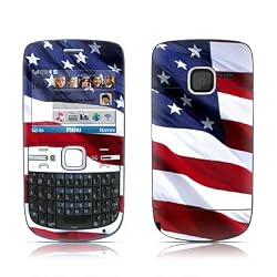 Patriotic Design Protective Skin Decal Sticker for Nokia C3 Smartphone Cell Phone