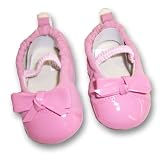 Infant Toddler Girl's Pink Patent Shoe with Bow