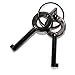 Heartland GreatDeals Double Locking Steel Hand Cuffs Police Handcuffs - Black