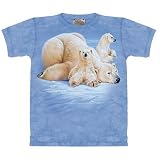 Polar Bears Lounging T-Shirt, Available in Various Sizes