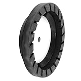 uxcell　ガラス樹脂ホイール　3#砂 　ライトブラック　シルバートーン　150 x 16 x 10mm