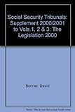 Social security legislation. Supplement 2000/2001
