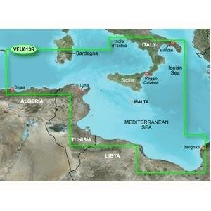 New-GARMIN VEU013R ITALY SOUTHWEST AND TUNISIA BLUECHART G2 - 30740