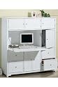 Oxford Deluxe Office Center 62"hx60"w White