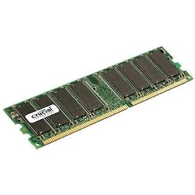 Crucial Technology 256MB 184-Pin PC3200 400Mhz DIMM DDR RAM
