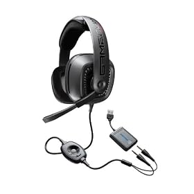 Plantronics Gamecom 777 open-eared Gaming Headset with 7.1 Surround Sound