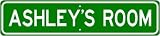 ASHLEY ROOM SIGN - Personalized Gift Boy or Girl, Aluminum