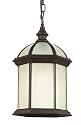 Trans Globe Lighting PL-4183 BK  Black Outdoor Hanging Light