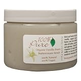 100% Pure Organic Vanilla Bean Butter Cream Body Scrub -13 oz